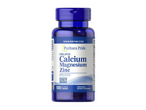 Chelated Calcium Magnesium Zinc (100 caplets)