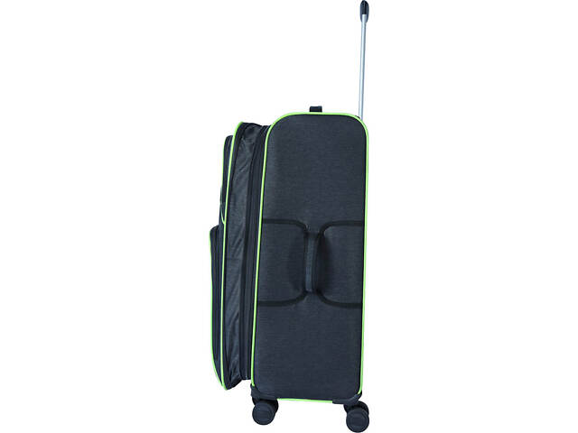 Валіза Bagland Валенсия 46х65 см Чорно-зелена ('972918876') - Фото 3