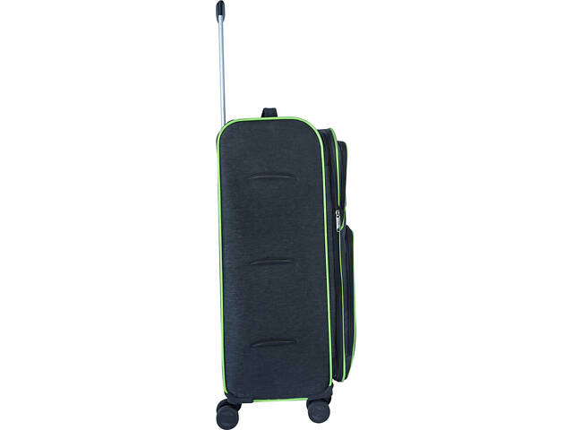 Валіза Bagland Валенсия 46х65 см Чорно-зелена ('972918876') - Фото 4