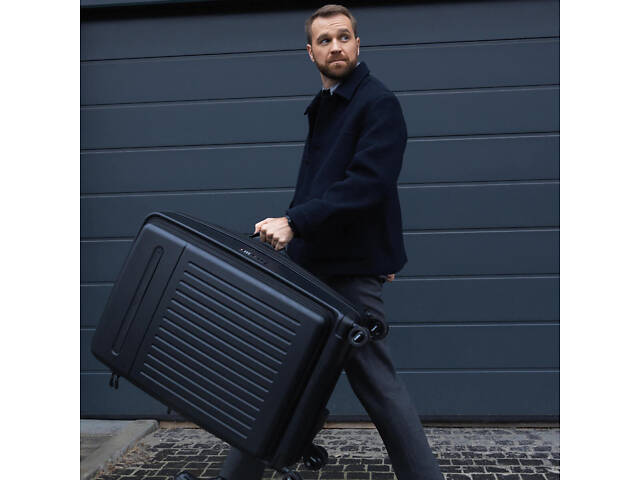 Валіза Bagland Velo 49х72 см Чорна ('1140521762') - Фото 9