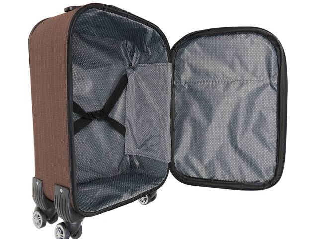 Валіза Gedox S 42 л Коричнева (2502681120) - Фото 4