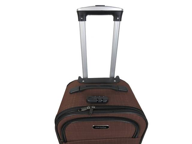 Валіза Gedox S 42 л Коричнева (2502681120) - Фото 6