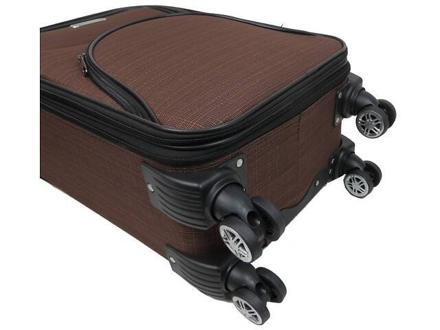 Валіза Gedox S 42 л Коричнева (2502681120) - Фото 7