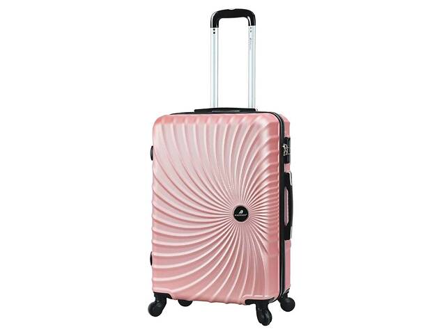 Чемодан Snowball Madisson 44603 M 65 л Розовое золото (44603/66/50) - Фото 1