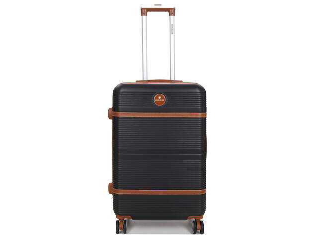 Чемодан средний M ABS-пластик Worldline Airtex 629 67×45×27см 74л Черный - Фото 2