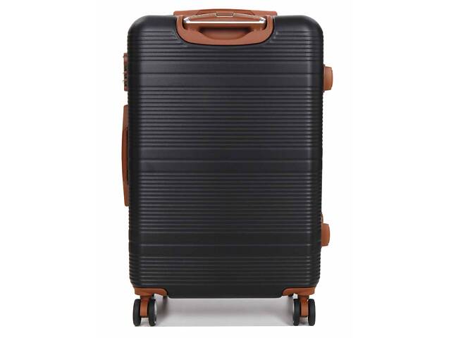 Чемодан средний M ABS-пластик Worldline Airtex 629 67×45×27см 74л Черный - Фото 4