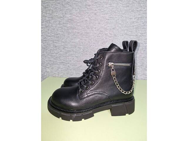 Черевики шкіра осінь - Фото 3