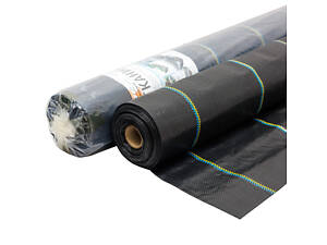 Черная агроткань 85 г/м2 1x25 м для защиты от сорняков ТМ Shadow стабилизированная к УФ-излучению для