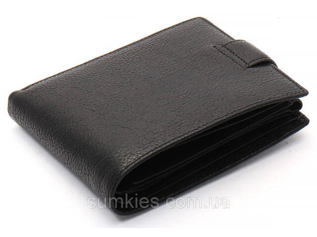 Чорне шкіряне портмоне з відділом для документів Marco Coverna MCBK10-805 - Фото 4