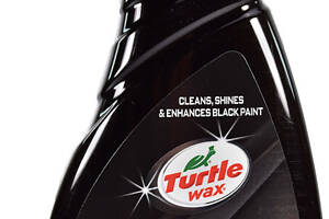 Чорний поліроль для кузова Turtle Wax Hybrid Jet Black Spray Polish 500 мл тригер