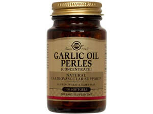 Чесночное масло Solgar Garlic Oil Perles 100 капсул Масло концентрата чеснока