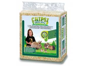Chipsi Гигиенический наполнитель для грызунов Chipsi Green Apple тырса, 15л/1кг
