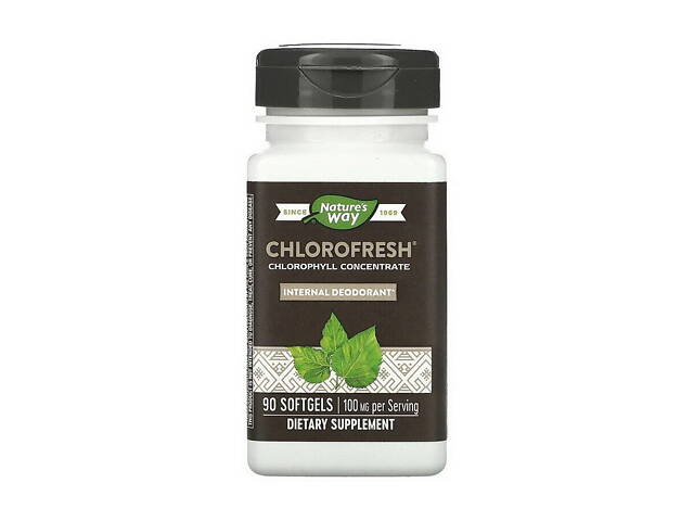 Chlorofresh Chlorophyll Concentrate (90 softgels) - Фото 1 Chlorofresh Chlorophyll Concentrate (90 softgels) - Фото 1