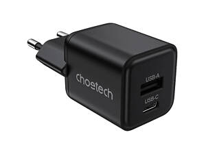 Choetech PD5012 mini Black PD30W GAN A+C Адаптер