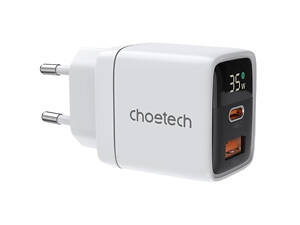 Choetech PD6052 White PD35W GAN A+C Адаптер