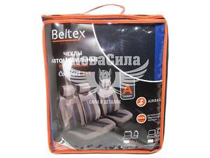 Чехлы на сиденье (майки) (Beltex) Унив. 2+1 тип A синие Comfort BX53410