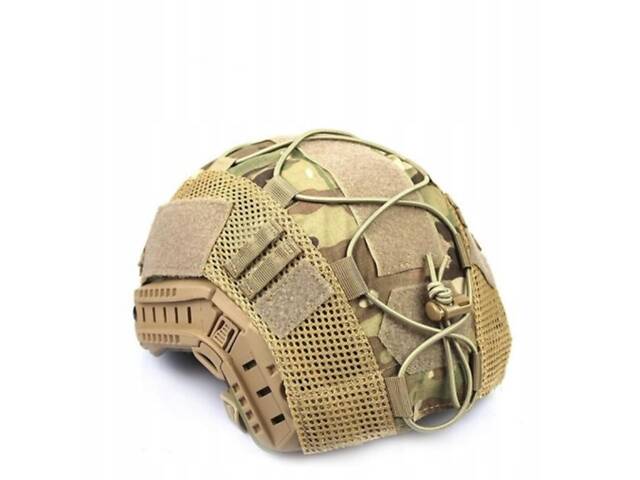 Чехол (кавер) на каску Fast в цвете мультикам М-1 - Фото 3