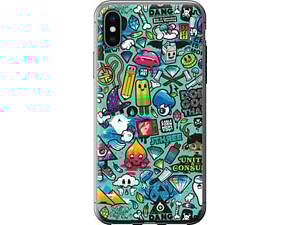 Чехол на iPhone XS Стикер бомбинг 1 '693t-1583'