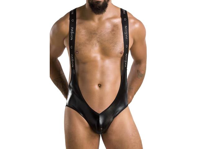 Мужское эротическое белье боди латекс 027 BODY BRUNO Черный L/XL - Passion Feromon - Фото 1