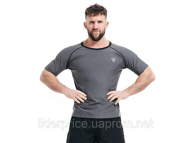 Чоловіча футболка RDX M1 з ефектом сауни Grey M, Оригінал! - Фото 1