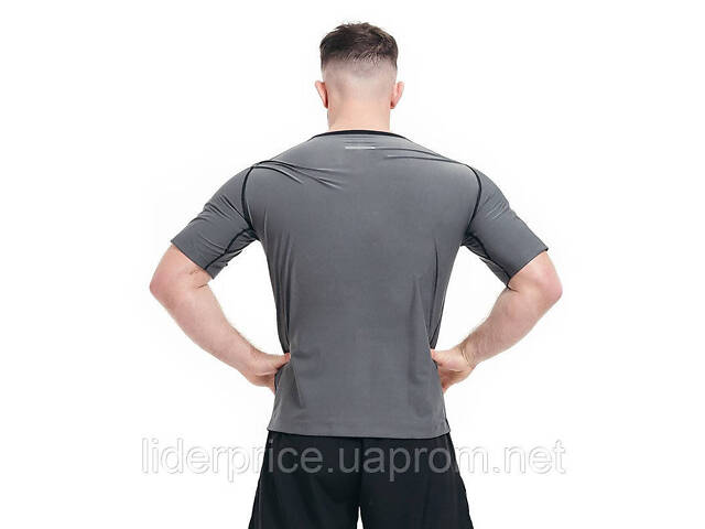 Чоловіча футболка RDX M1 з ефектом сауни Grey M, Оригінал! - Фото 2