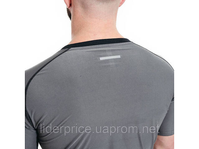 Чоловіча футболка RDX M1 з ефектом сауни Grey M, Оригінал! - Фото 4