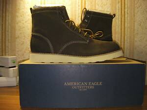 Чоловічі Чоботи American Eagle Outfitters Suede Plain Toe Lace Up Lumber Boots 6674-020 10 / 42-43 Устілкa 27,5 Замша СШ