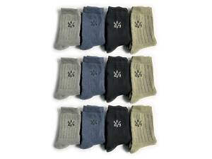 Мужские теплые высокие носки 12 пар на зиму 41-45 р хлопковые.