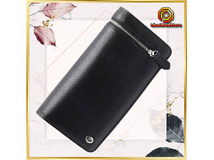 Мужской стильный клатч из натуральной кожи черный. Практичный мужской клатч. Стильный мужской клатч.