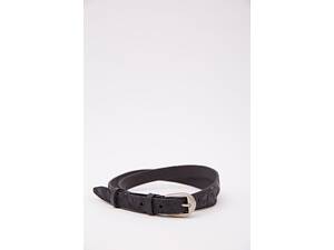 Чорний жіночий ремінь, зі шкірозамінника, 96RL20S0W3