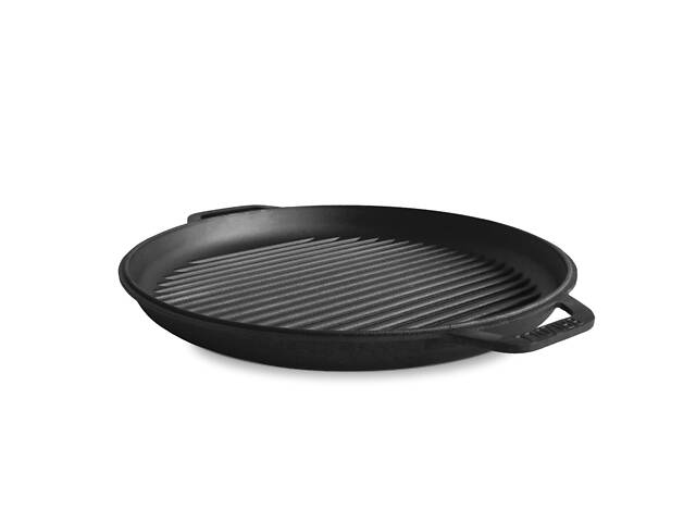 Чугунная сковорода WOK 8 л с крышкой-сковородой гриль и чехлом - Фото 4