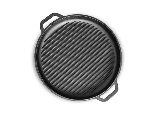 Чугунная сковорода WOK 8 л с крышкой-сковородой гриль и чехлом - Фото 5