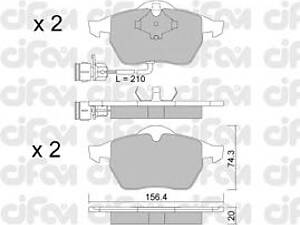 CIFAM 822-181-0. Тормозные колодки пер. 100/200/A4/A6/Passat 79-01