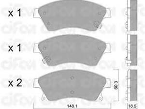 CIFAM 822-838-0. Тормозные колодки пер. Aveo 11-/Astra J 09- (Bosch)