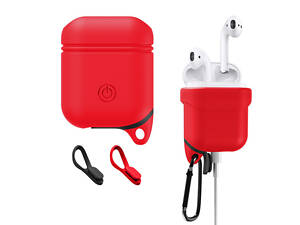 Силіконовий чохол Primo Sherp для Apple AirPods - Red