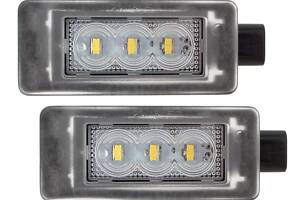 Citroen C5 III 2008-светодиодные лампы подсветки номерного знака 2 шт. комплект., Код-19292