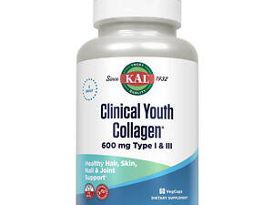 Clinical Youth Collagen I&III 600mg - 60 vcaps