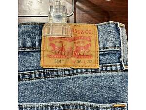 Джинсы LEVIS Левис 514 LEVI'S® 514™ W36 L32 00514-1079 Made in Mexico