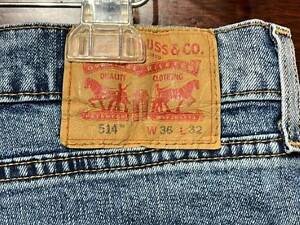 Джинсы LEVIS Левис 514 LEVI'S® 514™ W36 L32 00514-1079 Made in Mexico