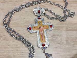 Нагрудний Хрест із прикрасами наперсний ієрейський хрест для священика
