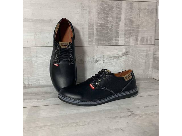 Мужские кожаные туфли Мужские туфли Levis (два цвета)