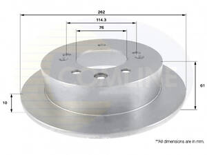 Гальмівний диск Comline ADC2406