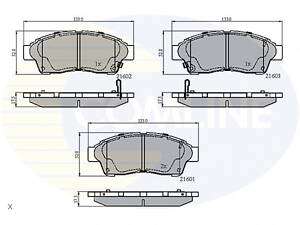 Comline - Гальмівні колодки до дисків
