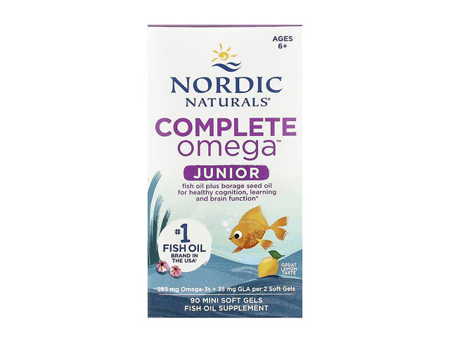 Complete Omega Junior - 90 mini softgels - Фото 1