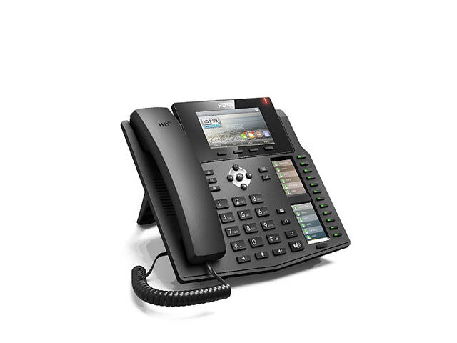 Fanvil X6U, sip телефон премиум класса, 20 SIP-аккаунтов, RJ9, USB, PoE (запись телефонных разговоров) - Фото 3