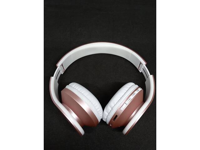 Навушники ZAPIG LH811 BT, FM, MP3 microSD біло-рожеві - Фото NaN