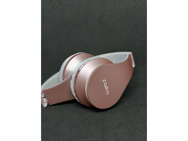 Навушники ZAPIG LH811 BT, FM, MP3 microSD біло-рожеві - Фото 10