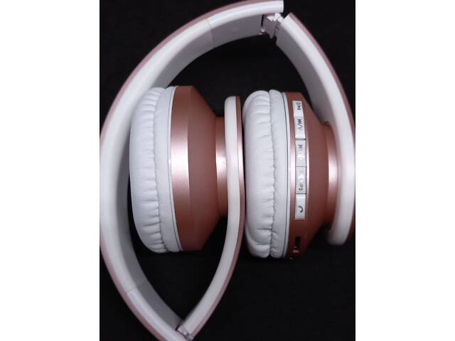 Навушники ZAPIG LH811 BT, FM, MP3 microSD біло-рожеві - Фото 11