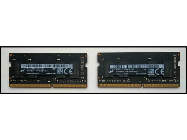 Модуль Памяти Планка Оперативна Пам'ять 4ГБ ОЗУ Micron RAM DRAM 2400 CL38 DDR4 Micron 4GB PC4-2400T iMac 2017 MNE92LL/A - Фото 2
