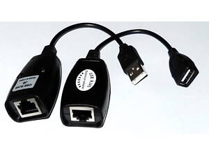 USB подовжувач по витій парі RJ45 8P2C тест 30м